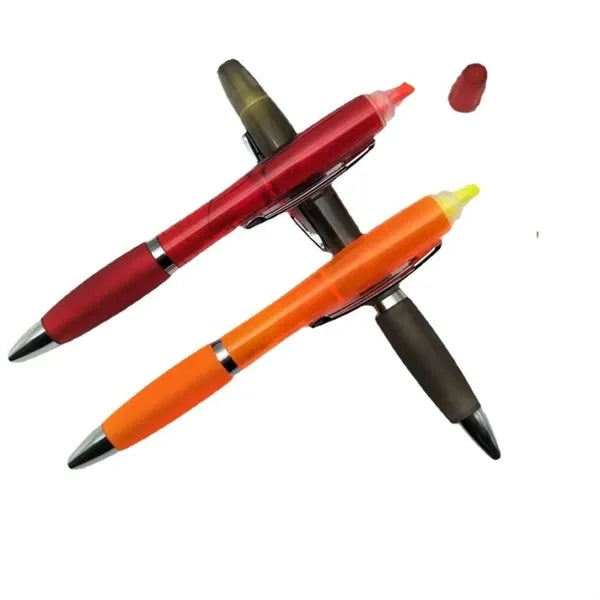 Barrel Pen & Highlighter Combo