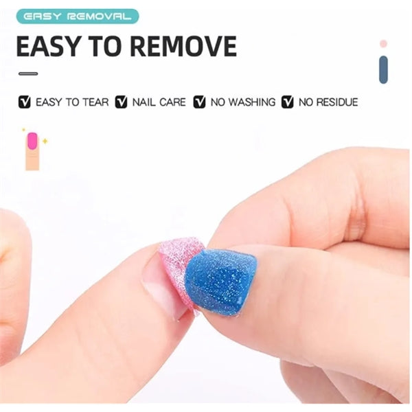 Glam Nail Stickers Toy for Manicures and Pedicures