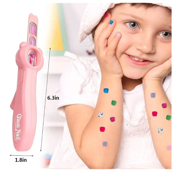 Glam Nail Stickers Toy for Manicures and Pedicures
