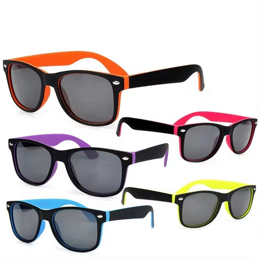 Two-color Children Sunglasses with Stud