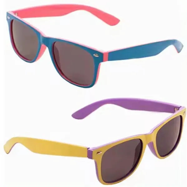 Two-color Children Sunglasses with Stud
