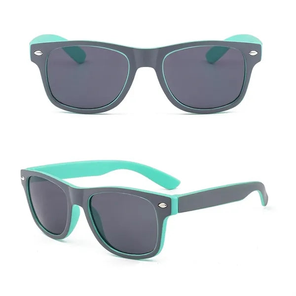 Two-color Children Sunglasses with Stud