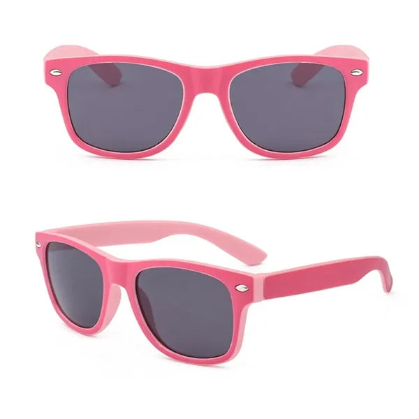 Two-color Children Sunglasses with Stud