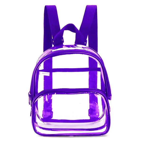 Clear PVC Waterproof Security Backpack