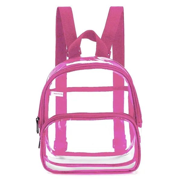 Clear PVC Waterproof Security Backpack
