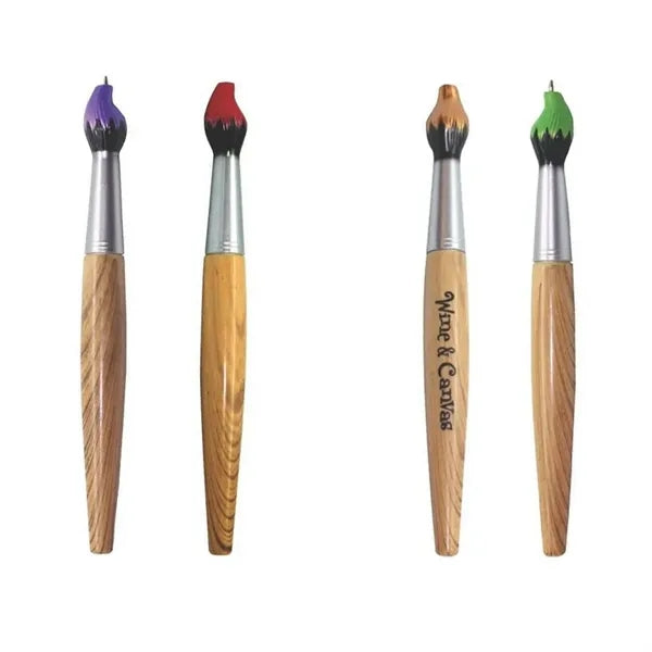 Bamboo Brush Shape Twist Action Pen