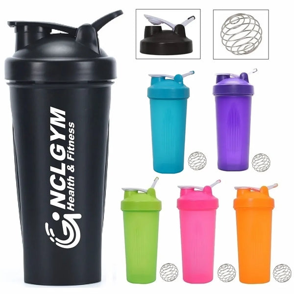 24 OZ Plastic Protein Powder Shaker Cup