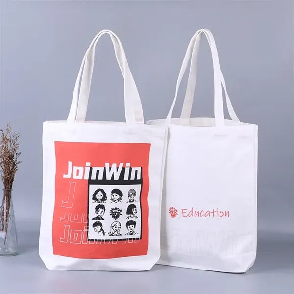 2-Sided Full-color Printed 12 oz. Cotton Canvas Tote Bag