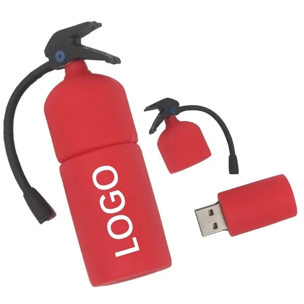 Fire Extinguisher Shape USB Flash Drive