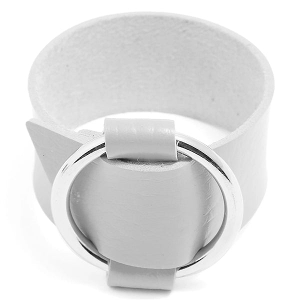 PU Simple punk trend hoop bracelet