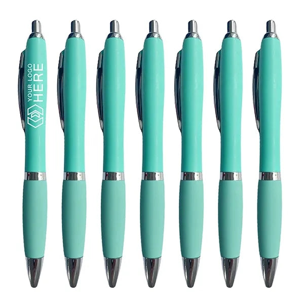 Comfort Grip Ballpoint Pen- Teal color