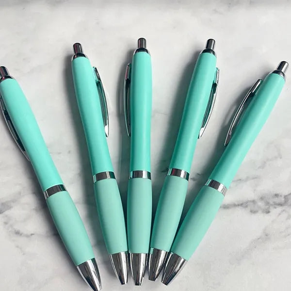 Comfort Grip Ballpoint Pen- Teal color