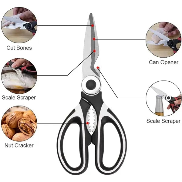 Heavy Duty Stainless Steel Kitchen Scissors