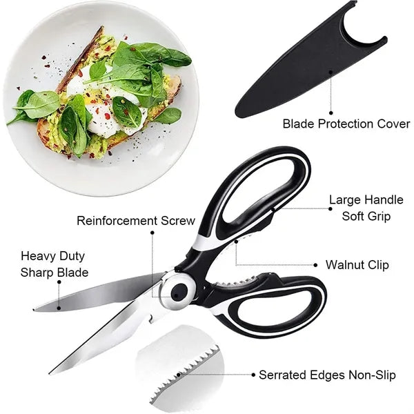 Heavy Duty Stainless Steel Kitchen Scissors