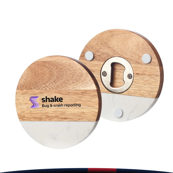 Hoisa Round Wood Coasters