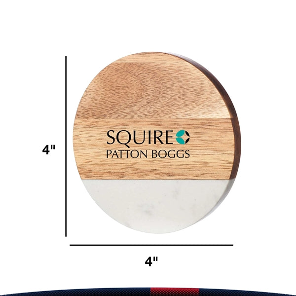 Hoisa Round Wood Coasters