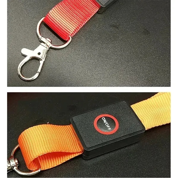 Light Up LED Lanyard With Lobster Hook