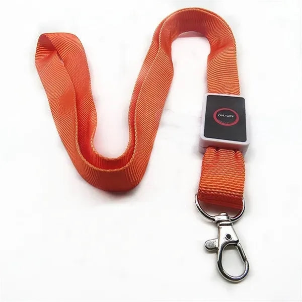 Light Up LED Lanyard With Lobster Hook