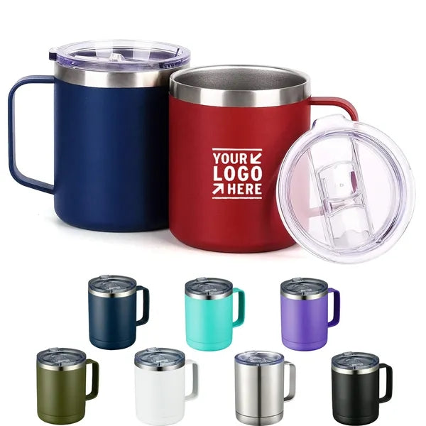 12 OZ Double Wall Stainless Steel Travel Mug with Lid