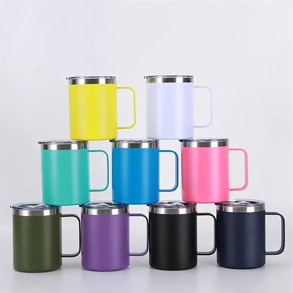 12 OZ Double Wall Stainless Steel Travel Mug with Lid