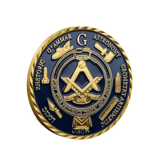 Engraved Embossed Pattern Die Cast Challenge Coins