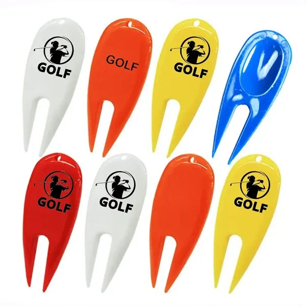 Printed Plastic Golf Divot Repair Tool
