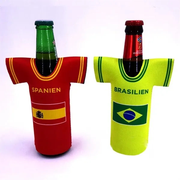 T Shirt Shape Can Coolers Collapsible Beer Sleeves