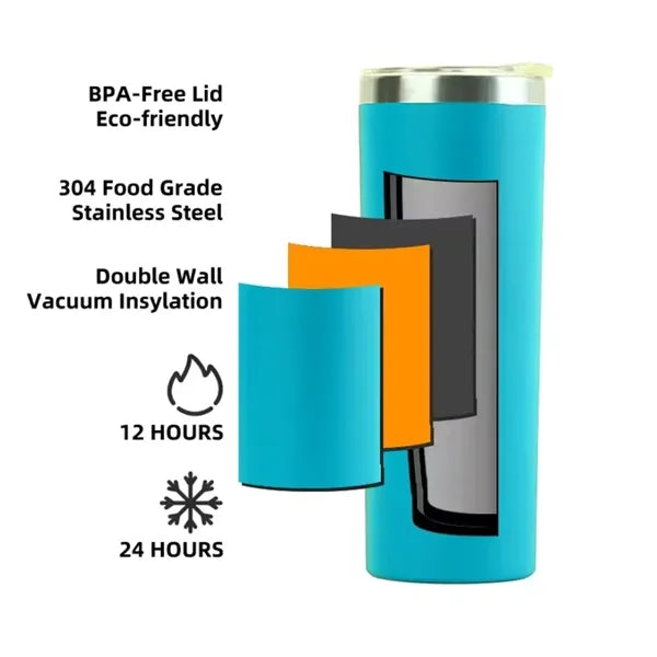 20oz Stainless Steel Skinny Tumbler