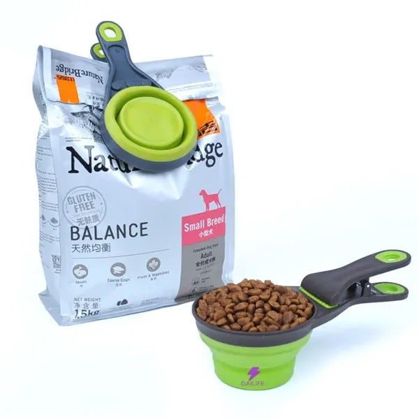 Multi-Function Collapsible Pet Scoop Bowls