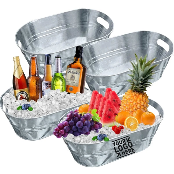 4 Gallon Metal Ice Bucket