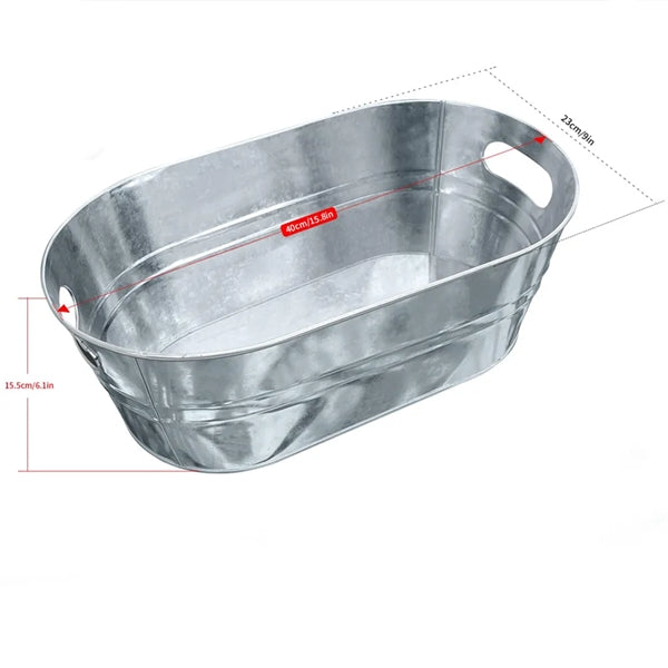 4 Gallon Metal Ice Bucket