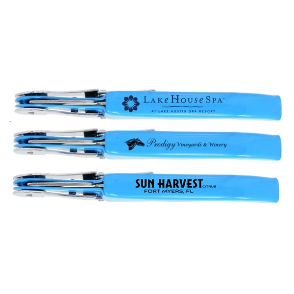 Double Hinge Customizable Corkscrew Blue