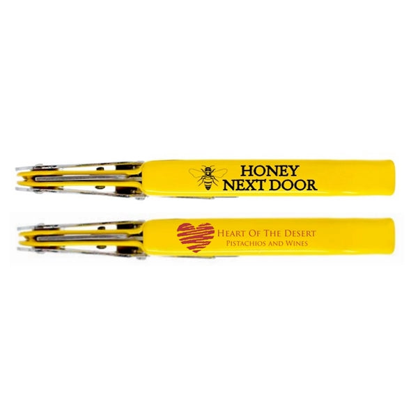 Double Hinge Customizable Corkscrew Yellow