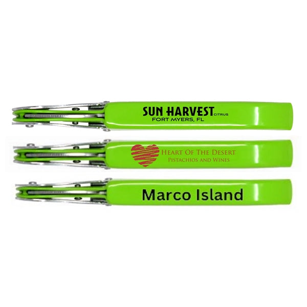 Double Hinge Customizable Corkscrew Green