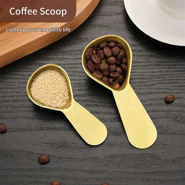 Stainless steel coffee scoops