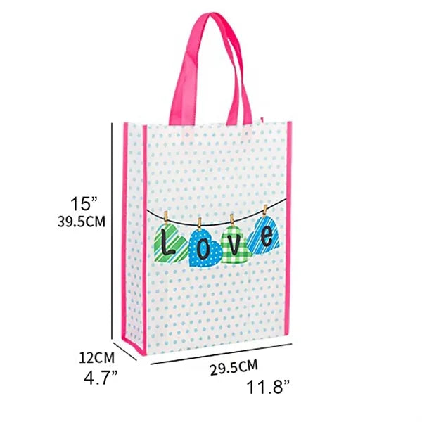 Full Color 4 Sides Non-woven Grocery Tote Bag