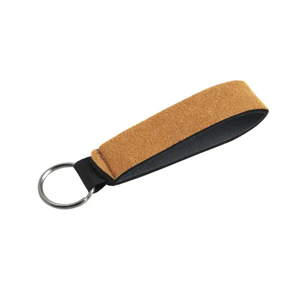 Suede-ish Neoprene - Wrist Strap Key Holder