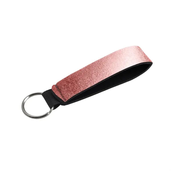 Metallic Neoprene Wrist strap key holder