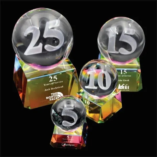 10 Years of Service Globe