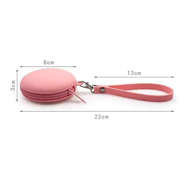 Multifunction Round Silicone Coin Holder