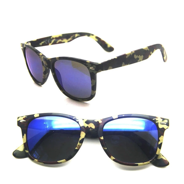 Camouflage Plastic Frame Sunglasses