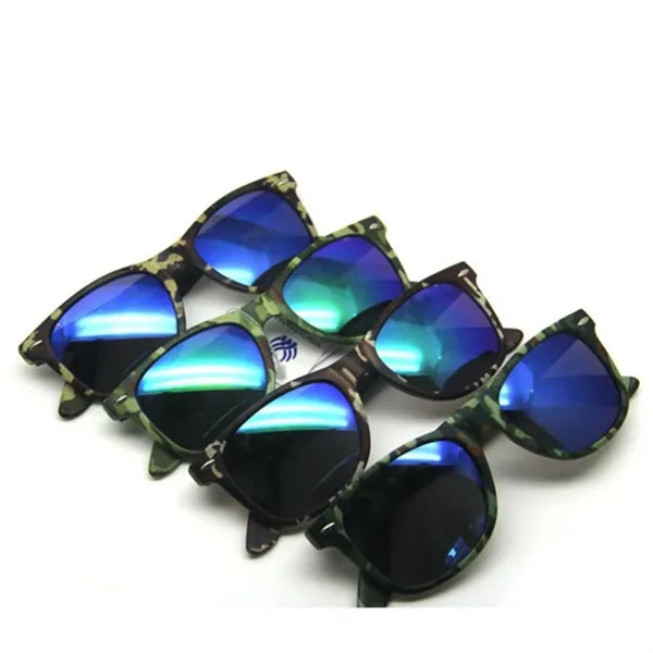 Camouflage Plastic Frame Sunglasses