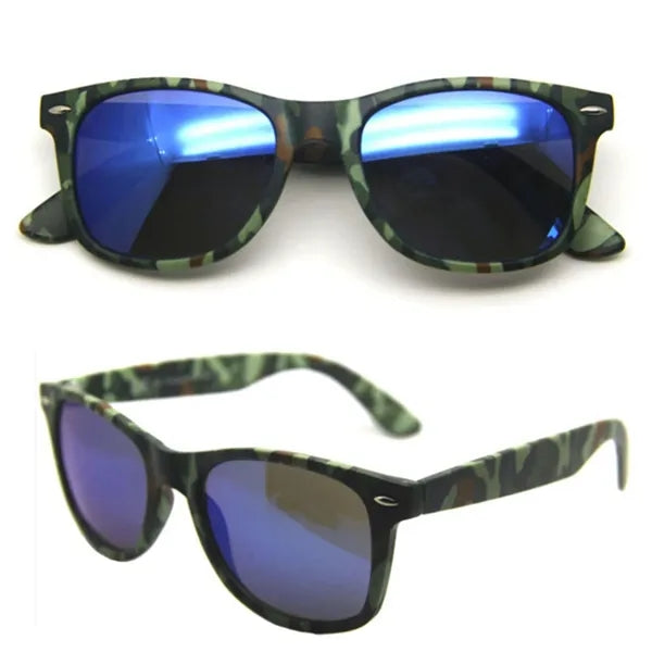 Camouflage Plastic Frame Sunglasses