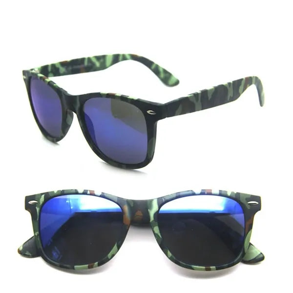 Camouflage Plastic Frame Sunglasses
