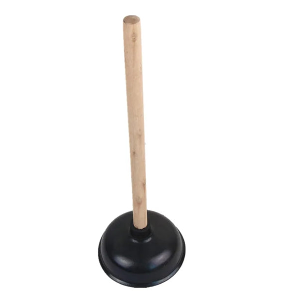 High-Quality Wooden Handle Plunger for Toilets and Drains