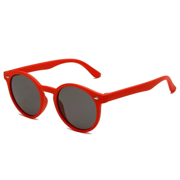 Round Polarized Uv400 Kids Sunglasses