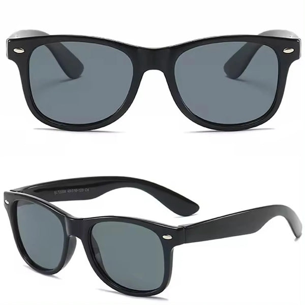 Two Color Child Square Frame Sunglasses