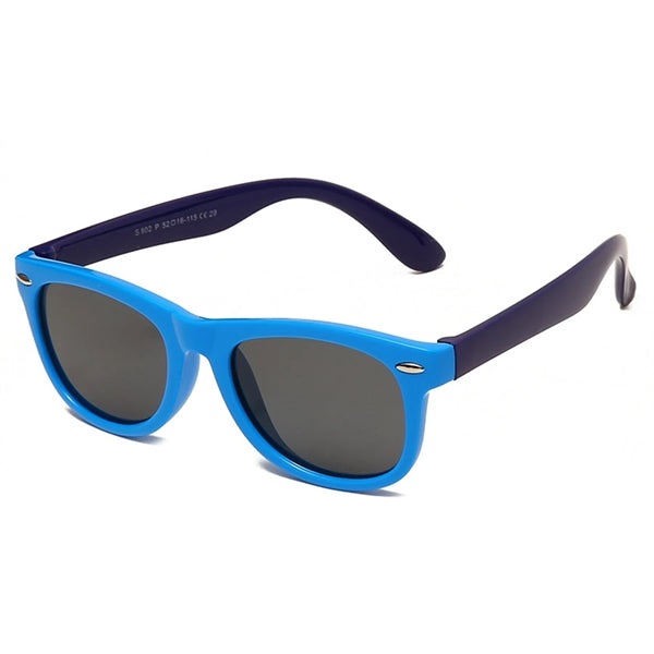 Two Color Child Square Frame Sunglasses