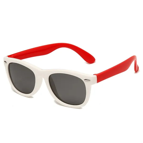 Two Color Child Square Frame Sunglasses