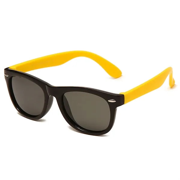 Two Color Child Square Frame Sunglasses